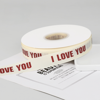 الحد الأدنى من شريط Grosgrain العاجي (20 مم × 45 ياردة)
