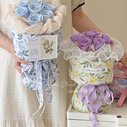 Floral Lace Embroidery Ribbon (3.8cmx8Yd)