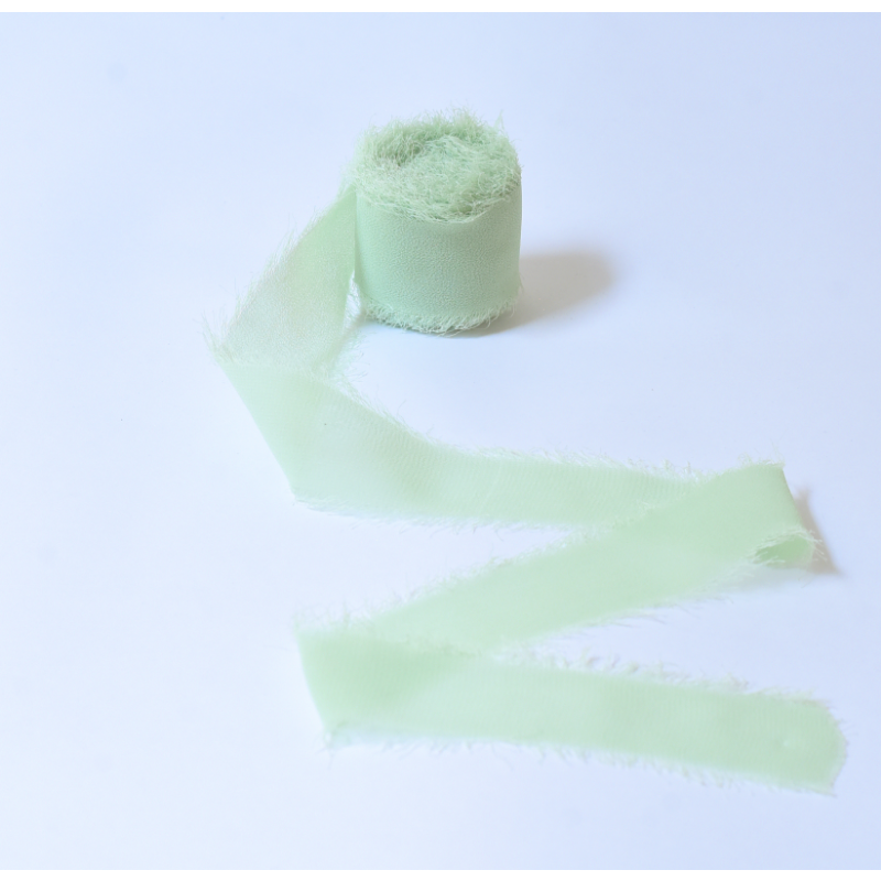 Frayed Edge Chiffon Ribbon for Floral Design (4cmx5m)
