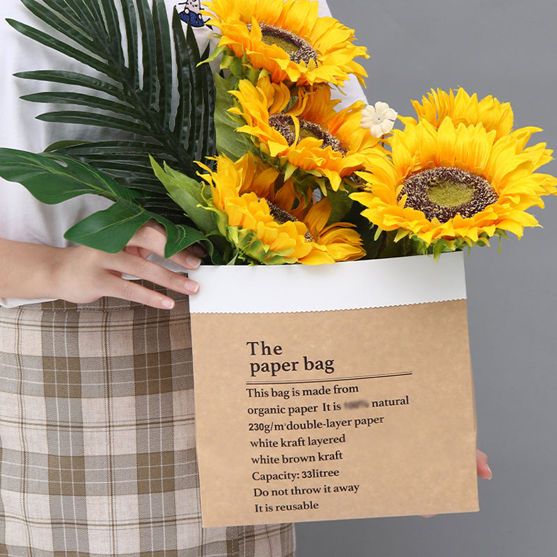 How to make Flower Arrangement in Paper Bag