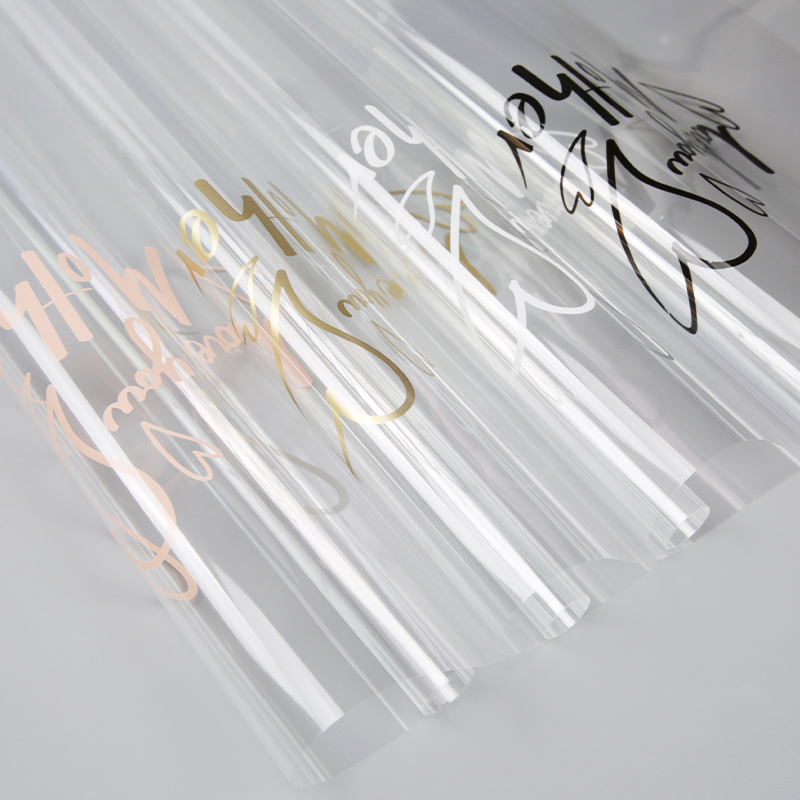 20pcs Mother's Day Clear Cellophane Wrap (60x60cm)