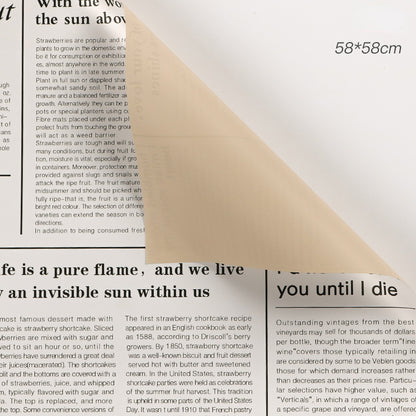 20pcs Newspaper Florist Wrap Paper (58x58cm)