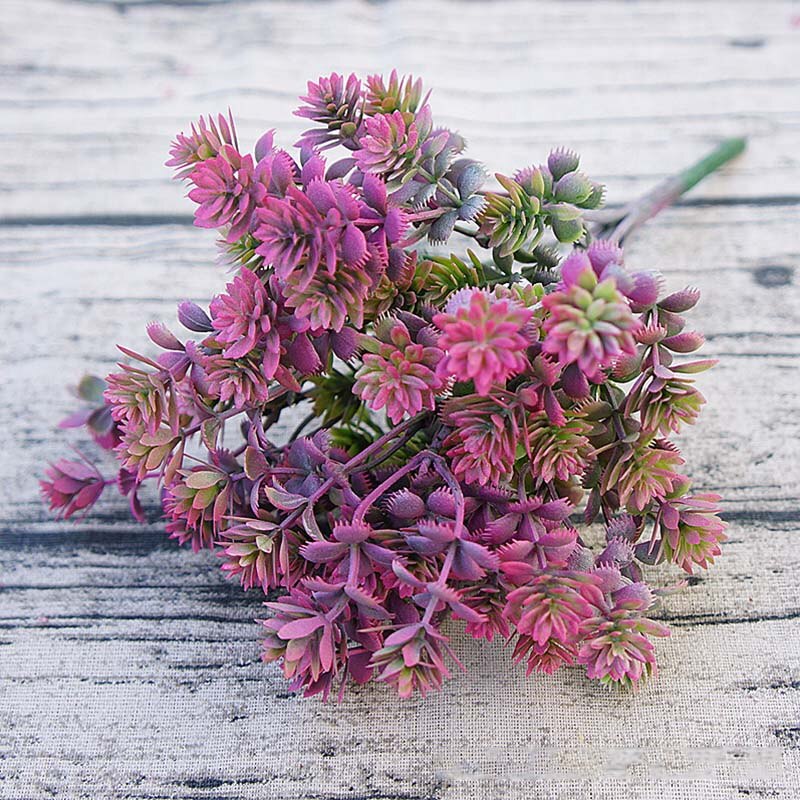 artificial pink succulents 28 Heads Artificial Succulents Plants Fake Plants – Floral Supplies Store