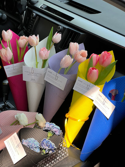Dotted Texture Waterproof Bouquet Paper Pack 20 (55x57cm)