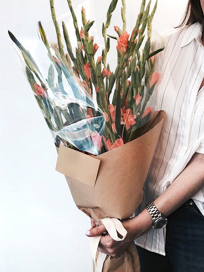 20pcs Brown Kraft Paper for Bouquet (75x52cm)