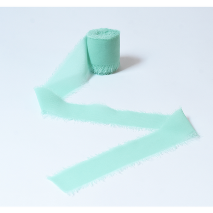 Frayed Edge Chiffon Ribbon for Floral Design (4cmx5m)