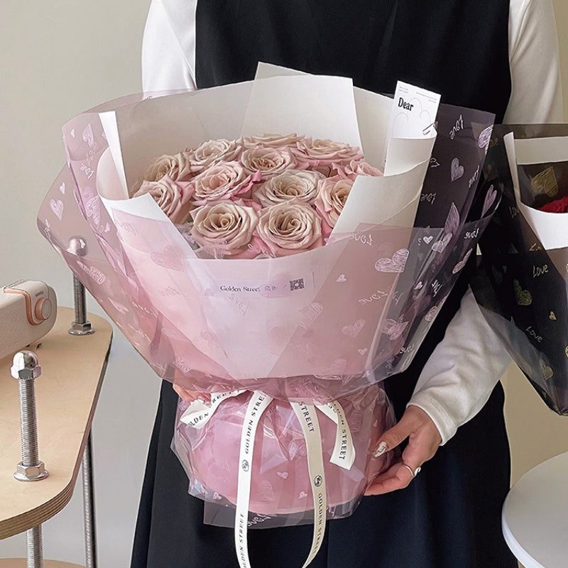 20pcs Romantic Love Cellophane Wrap (56x56cm)