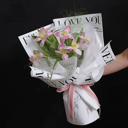 20pcs Lover Hug Bouquet Wrap Paper (56x56cm)