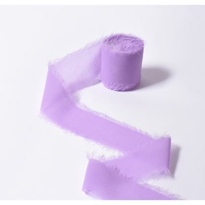 Frayed Edge Chiffon Ribbon for Floral Design (4cmx5m)