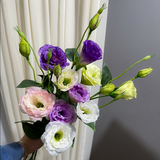 Load image into Gallery viewer, Artificial Lisianthus Silk Flower Long Stem