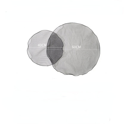 Rolled Edge Round Mesh Fabric for Flower Packaging Pack 10