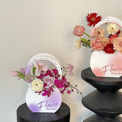 9pcs Floral Gift Packaging Box with Handle