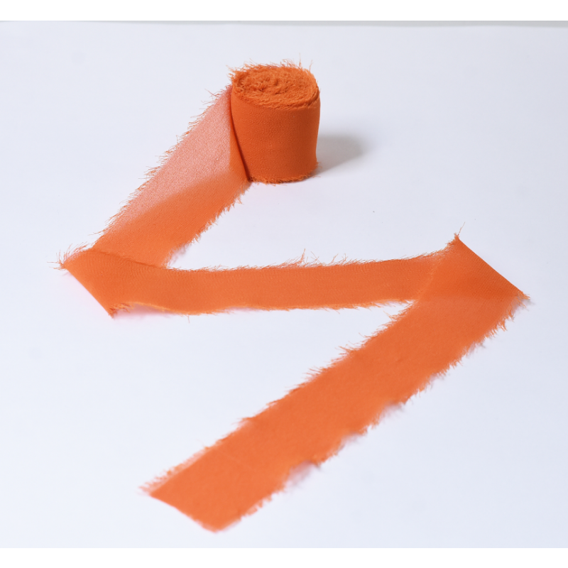 Frayed Edge Chiffon Ribbon for Floral Design (4cmx5m)
