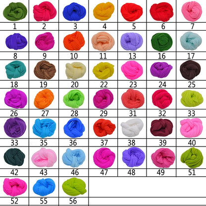 10 rouleaux de tissu en nylon extensible pour la création de fleurs en bas DIY