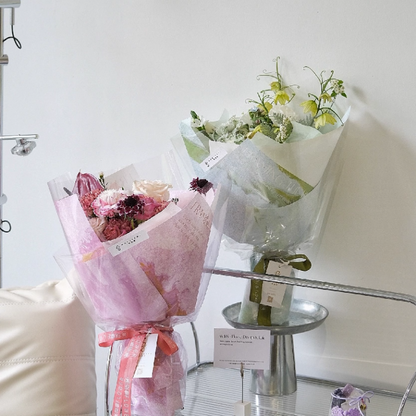 10pcs Color Splash Flower Wrap Paper (38x58cm)