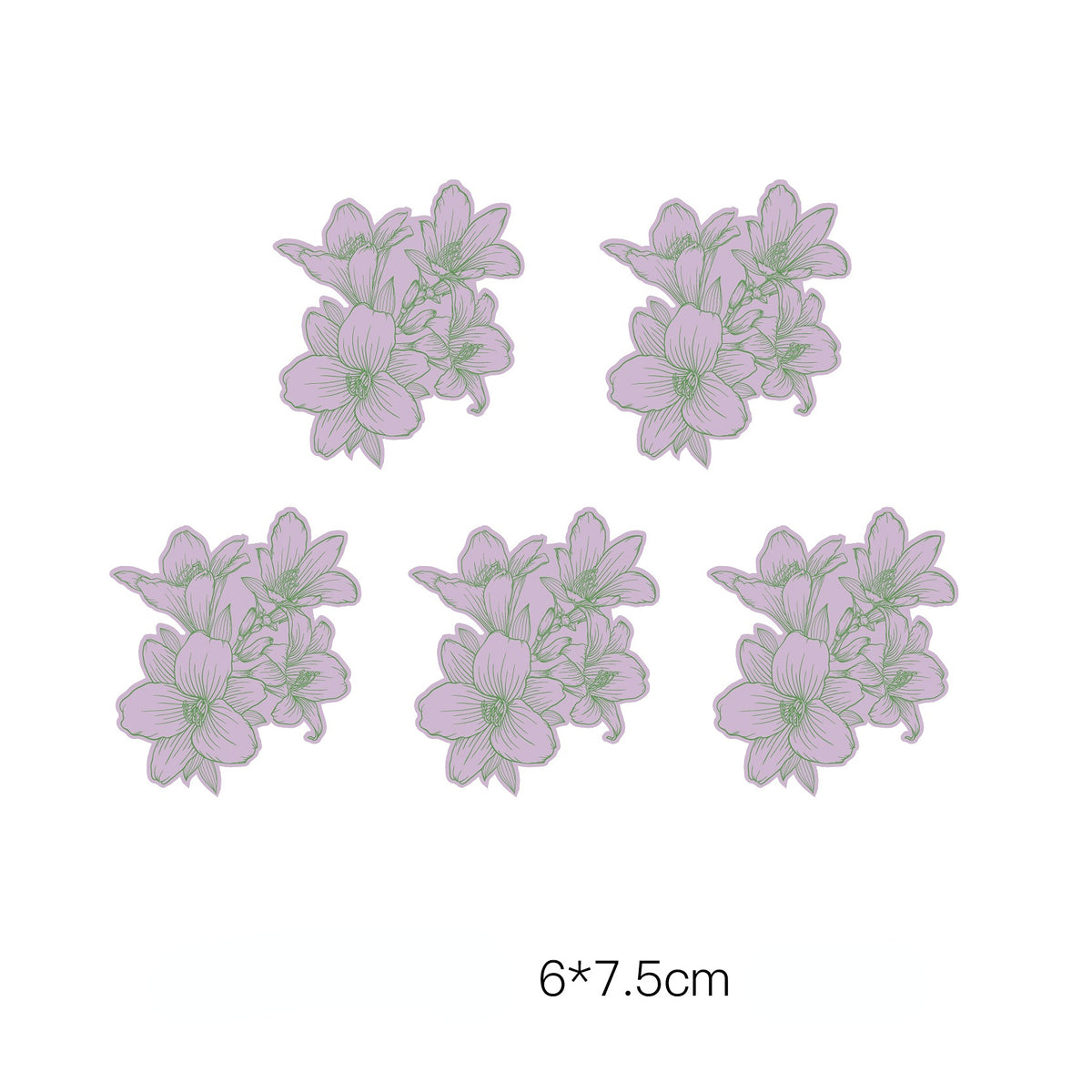 Spring Floral Greeting Cards Bouquets Decoration Pack 10