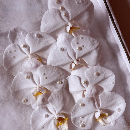 Self-adhesive Decorative Flat Faux Pearls