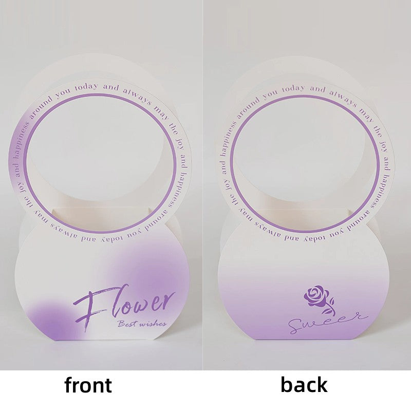 9pcs Floral Gift Packaging Box with Handle