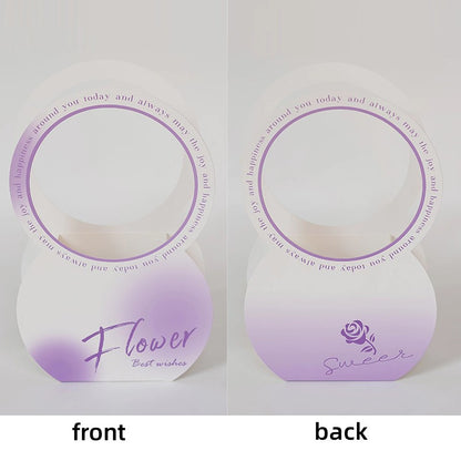 9pcs Floral Gift Packaging Box with Handle