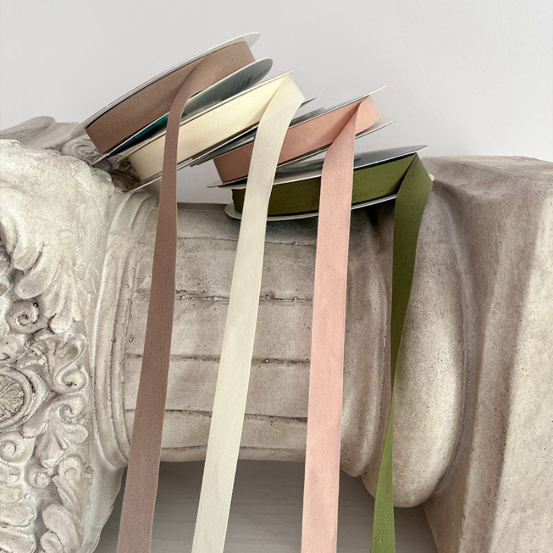 Solid Color Cotton Ribbon (15mmx25Yd)
