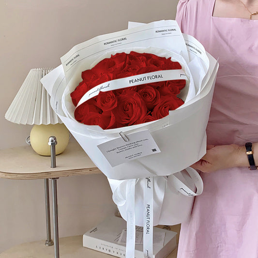  White Kraft Wrapping Paper for Flowers