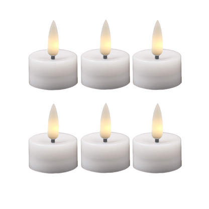 6pcs Flameless LED Candles Tea Lights