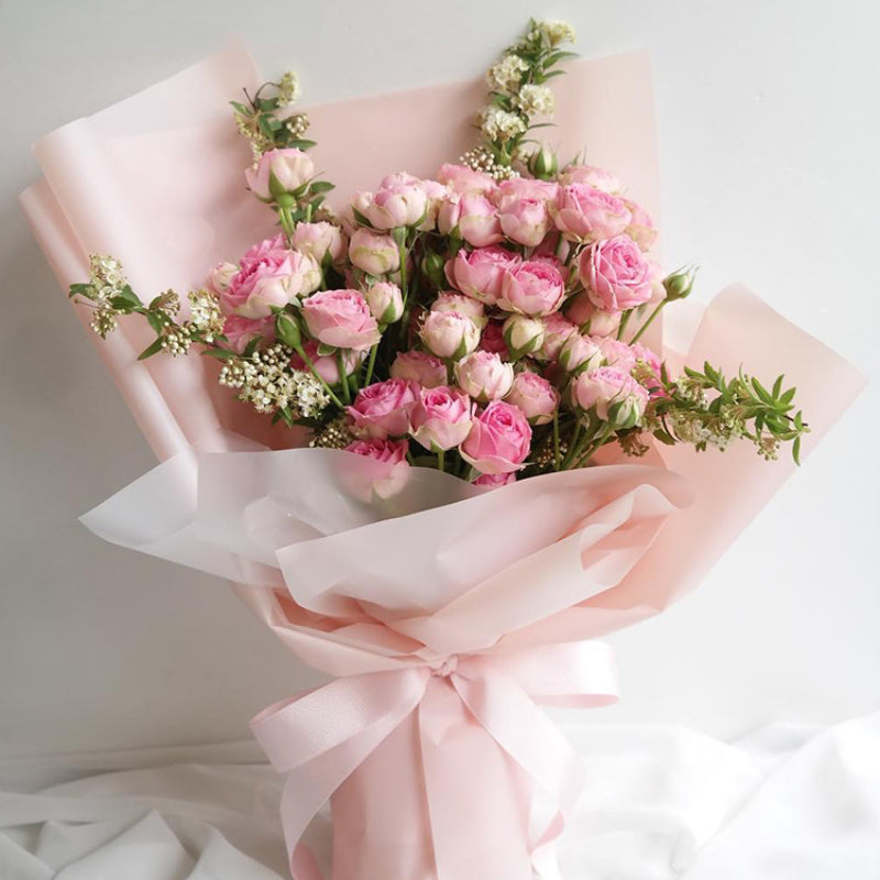 Matte Plastic Wrapping Paper for Bouquets