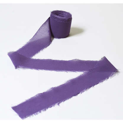 Frayed Edge Chiffon Ribbon for Floral Design (4cmx5m)
