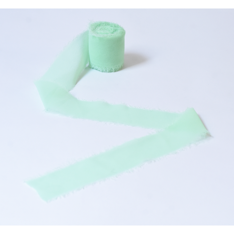Frayed Edge Chiffon Ribbon for Floral Design (4cmx5m)