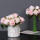 Load image into Gallery viewer, 12pcs Artificial Silk Roses Flower Bouquet