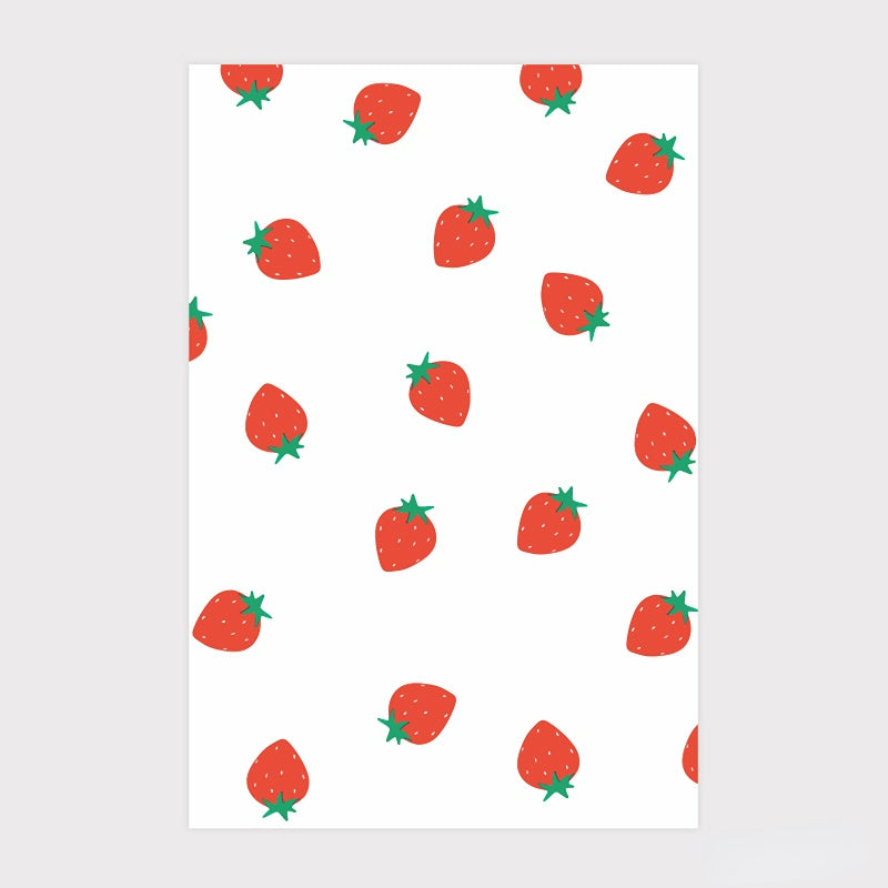 Set of 20 Strawberry Flower Wrapping Paper – Floral Supplies Store