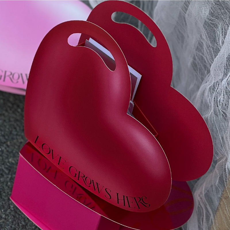 3pcs Heart Shaped Flower Arrangement Box for Valentine's Day