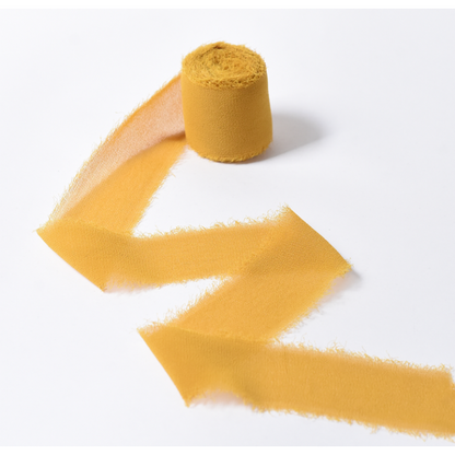Frayed Edge Chiffon Ribbon for Floral Design (4cmx5m)