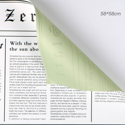 20pcs Newspaper Florist Wrap Paper (58x58cm)