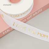 Load image into Gallery viewer, I LOVE YOU MOM Ribbon for Mother&#39;s Day