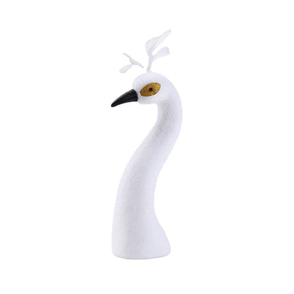 Tête de paon artificielle pour arrangement floral (lot de 2)