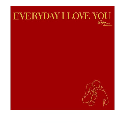 20pcs Lover Hug Bouquet Wrap Paper (56x56cm)