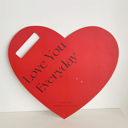 Heart-Shaped Single Stem Bouquet Carrier Card Pack 10