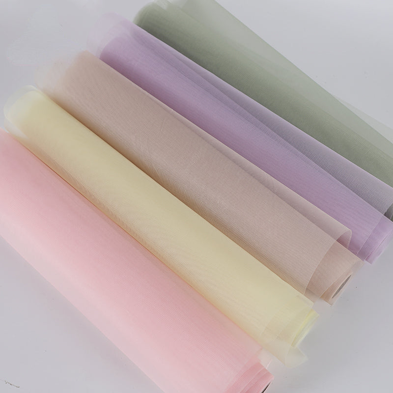 Polyester Net Tulle Fabric Roll for Flower Packaging (50cmx5Yd) – Floral  Supplies Store