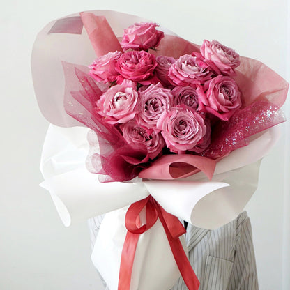 Glittering Mesh Fabric for Gift Bouquet Wrapping 0.5x5m