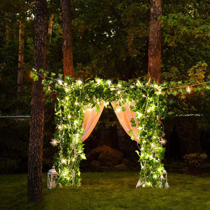 maple leaf fairy lights