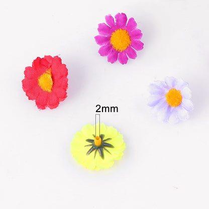 2.5cm Artificial Daisy Flower Heads Pack 100