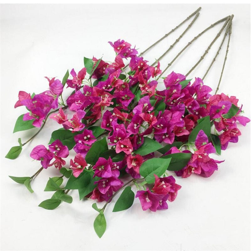 plastic bougainvillea plants Artificial Plastic Bougainvillea Pack 10