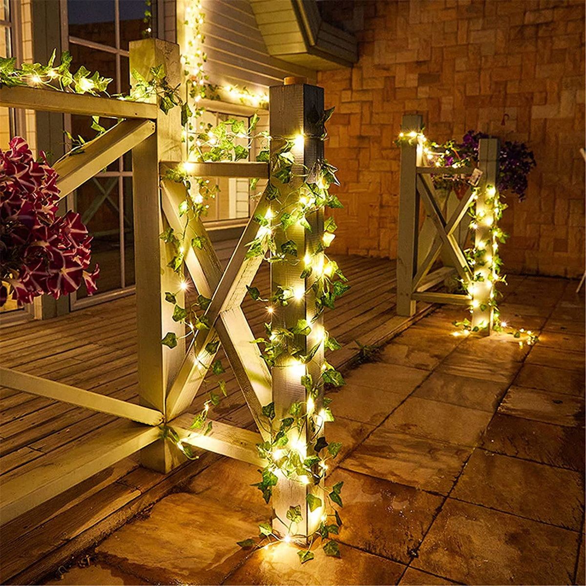 maple leaf fairy lights