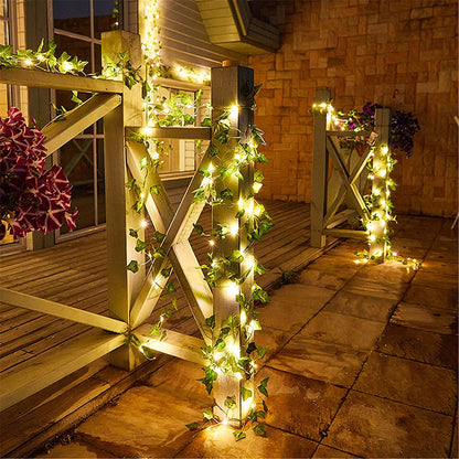 maple leaf fairy lights