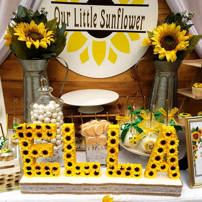 100pcs Artificial Sunflower Head for DIY Decoration