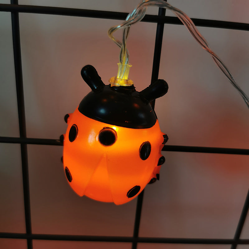 Battery Powered Ladybugs LED String Fairy Lights