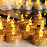 Load image into Gallery viewer, Glitter Powder LED Candles Pack 6