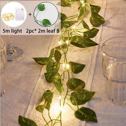 LED Maple Leaf Garland Fairy Lights