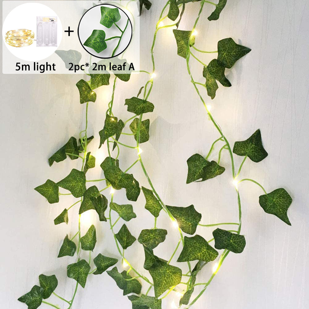 LED Maple Leaf Garland Fairy Lights